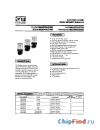 Datasheet MAN5360 manufacturer QT