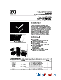 Datasheet MAN8210 manufacturer QT