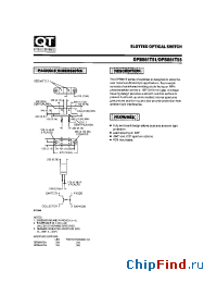 Datasheet OPB861T55 manufacturer QT
