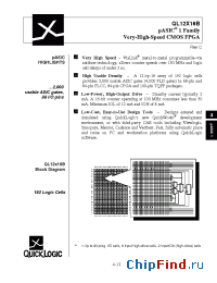 Datasheet QL12x16B-XCG84C manufacturer QuickLogic