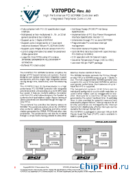 Datasheet V370PDC manufacturer QuickLogic
