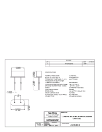 Datasheet AS-12.960-S manufacturer Raltron