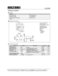Datasheet CE2200A-LZ-25.000-LP manufacturer Raltron