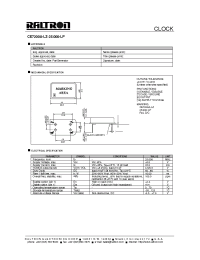 Datasheet CE7200A-LZ-25.000-LP manufacturer Raltron