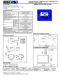 Datasheet RTX-230 manufacturer Raltron
