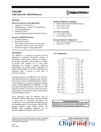 Datasheet FM1608-120-P manufacturer Ramtron