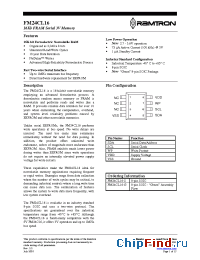 Datasheet FM24CL16-G manufacturer Ramtron