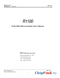 Datasheet R1100 manufacturer RDC