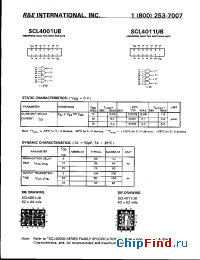 Datasheet SCL4011UBC manufacturer R&E