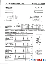 Datasheet SCL4013BS manufacturer R&E