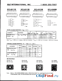 Datasheet SCL4023BE manufacturer R&E
