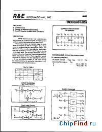 Datasheet SCL4042BS manufacturer R&E
