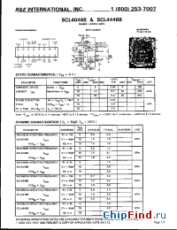 Datasheet SCL4046BS manufacturer R&E