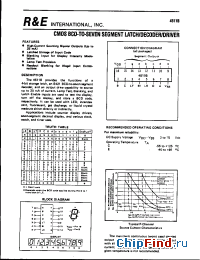 Datasheet SCL4511BC manufacturer R&E
