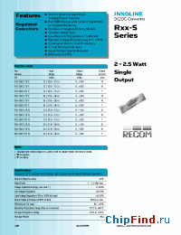 Datasheet R12-180S15N manufacturer Recom