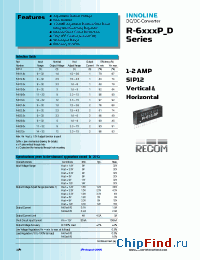 Datasheet R-623.3P manufacturer Recom