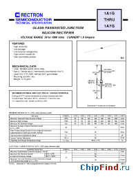 Datasheet 1A1G manufacturer Rectron