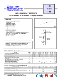 Datasheet 1H1 manufacturer Rectron