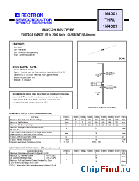 Datasheet 1N4001-B manufacturer Rectron