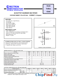 Datasheet 1S60-B manufacturer Rectron
