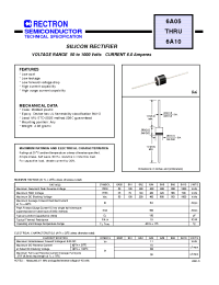 Datasheet 6A05 manufacturer Rectron
