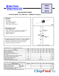 Datasheet 6A1-T manufacturer Rectron