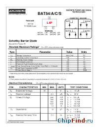 Datasheet BAT54C-MR manufacturer Rectron