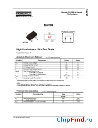 Datasheet BAV99-MR manufacturer Rectron