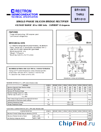 Datasheet BR1005 manufacturer Rectron