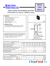 Datasheet BR305 manufacturer Rectron