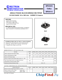 Datasheet BR3505 manufacturer Rectron