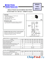 Datasheet BR605-X manufacturer Rectron
