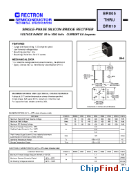 Datasheet BR805 manufacturer Rectron