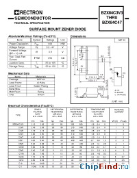 Datasheet BZX84C3V0-T1 manufacturer Rectron