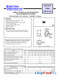 Datasheet DB1512S-T manufacturer Rectron