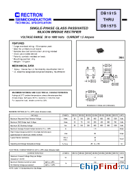 Datasheet DB151S manufacturer Rectron