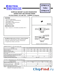 Datasheet EFM204A-W manufacturer Rectron