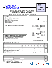 Datasheet EFM205-W manufacturer Rectron