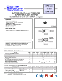 Datasheet EFM305 manufacturer Rectron