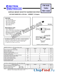 Datasheet FM1100B-W manufacturer Rectron