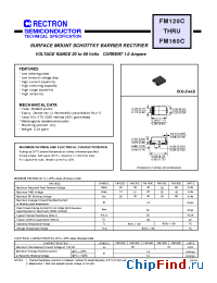 Datasheet FM120C-W manufacturer Rectron