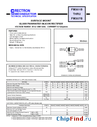 Datasheet FM301B-W manufacturer Rectron