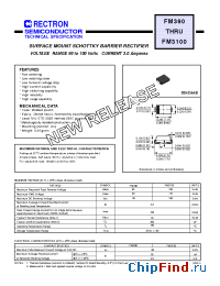 Datasheet FM390-W manufacturer Rectron