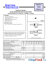 Datasheet FM4003 manufacturer Rectron