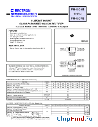 Datasheet FM4003B-W manufacturer Rectron