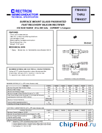 Datasheet FM4933-W manufacturer Rectron