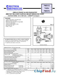 Datasheet FMD1S manufacturer Rectron
