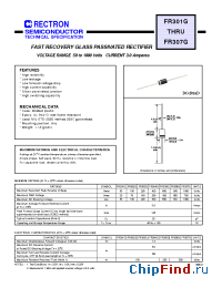 Datasheet FR303G manufacturer Rectron