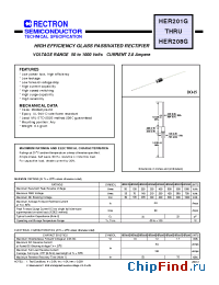Datasheet HER205G-B manufacturer Rectron