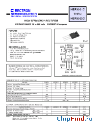 Datasheet HER3002C manufacturer Rectron